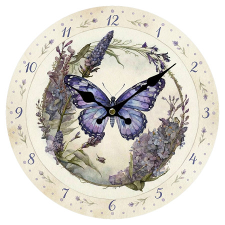 Reloj mariposa 34cm