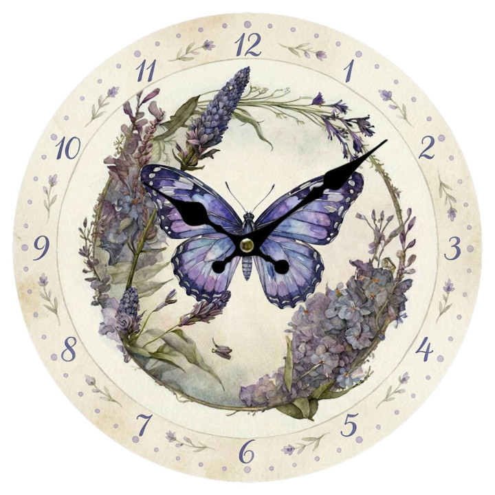 Reloj mariposa 34cm