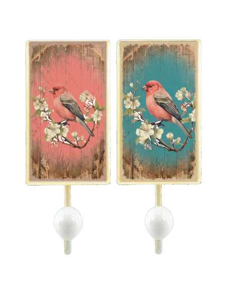Percha pajaro 1 pomo 2 dif.