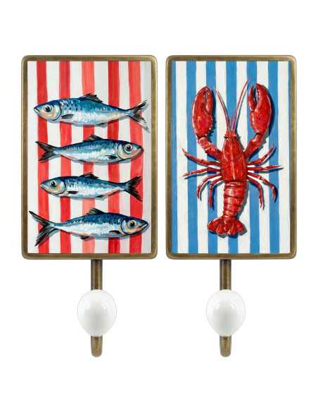 Percha sardinas-langosta 2 dif.