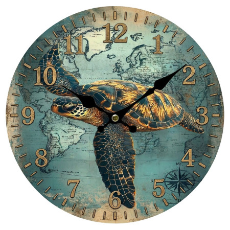 Reloj tortuga 34cm