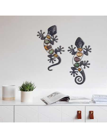 Adorno pared lagarto gra. 2 dif.