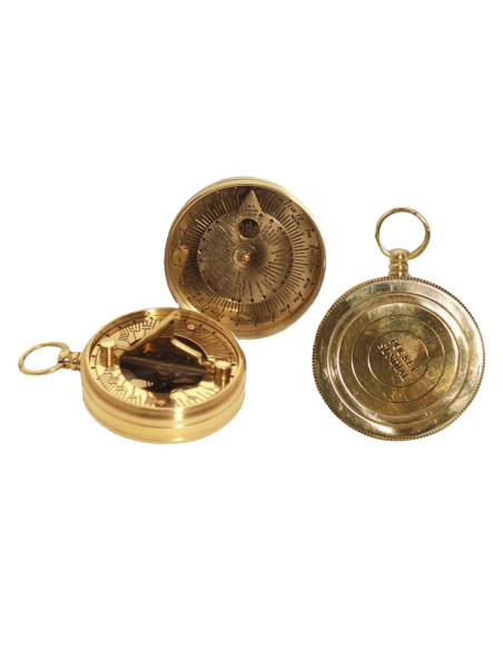 Reloj solar/brujula bolsillo