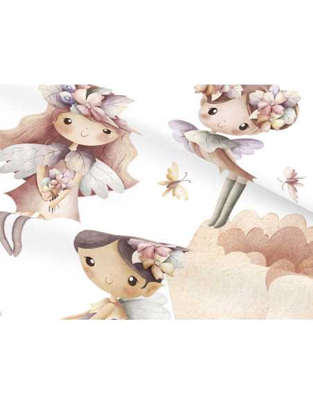 Edredón Infantil Wings 300g | Hadas y Flores Rosa