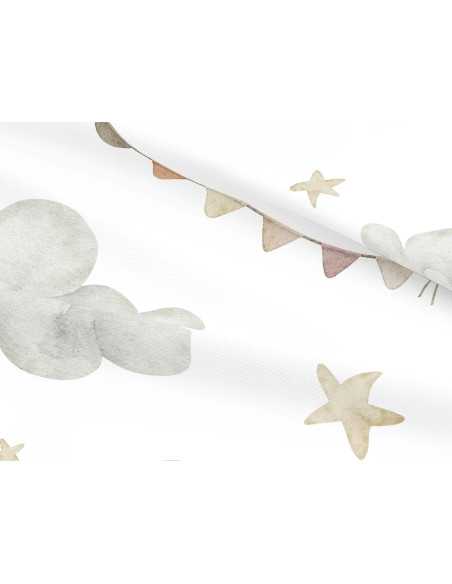 Edredón Infantil Dreamland 300g | Nubes y Estrellas Gris