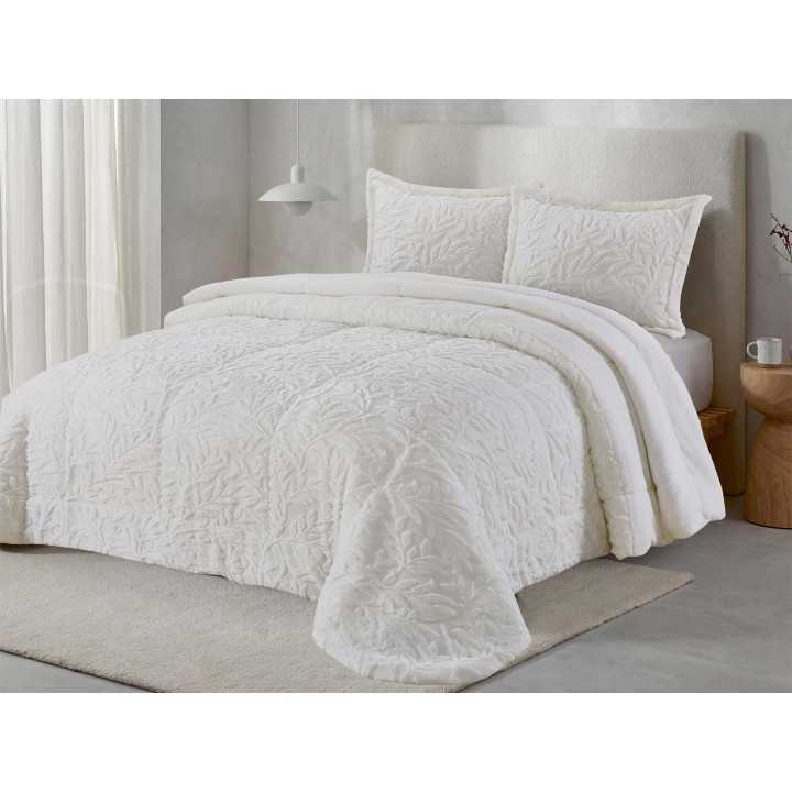 Edredón Silva Natural Jacquard y Sedalina | Revitex