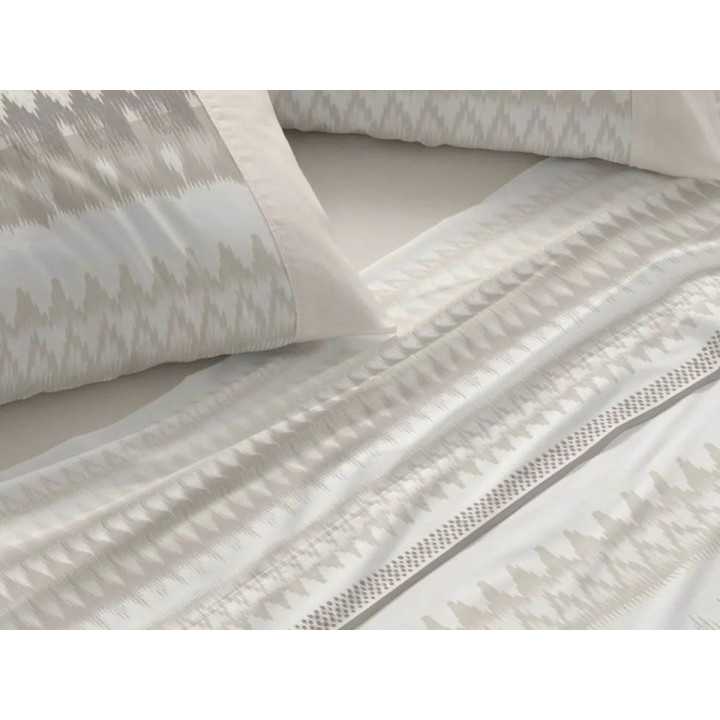 Juego Sábanas Burrito Blanco Arelis Topo | Revitex