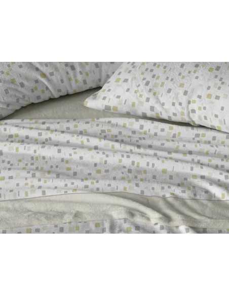 Lençóis de coralina Burrito Blanco Eloise verde | Revitex