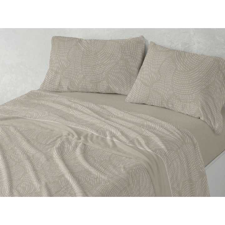 Lençóis de Nacarina Burrito Blanco Maelle bege | Revitex