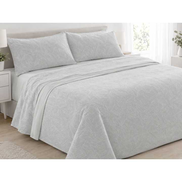 Sábanas Velvelina Burrito Blanco Noemie verde | Revitex