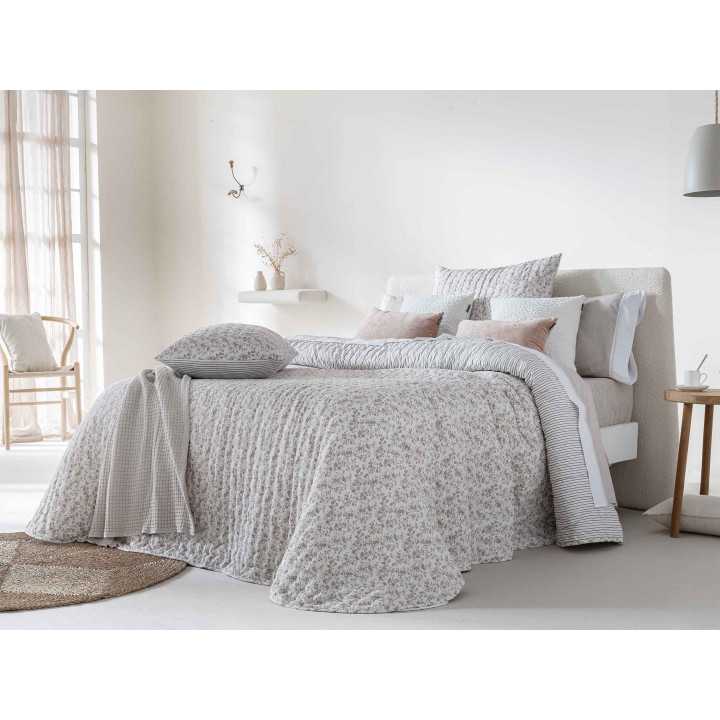 Bouti Edredón reversible Alison Beige Floral 200 g | Revitex