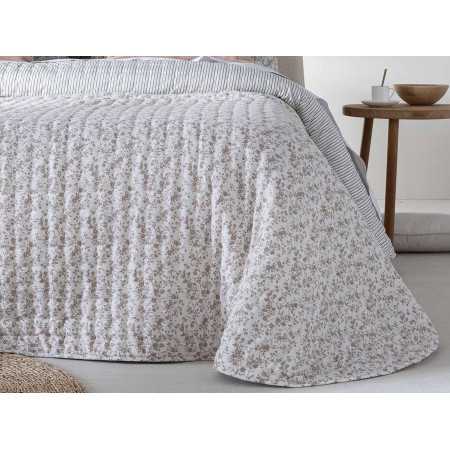 Bouti Edredão reversível Alison Bege Floral 200 g | Revitex 2