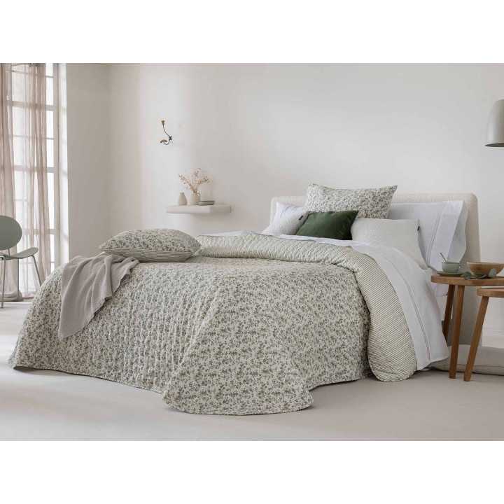 Bouti Edredón reversible Alison Verde Floral 200 g | Revitex