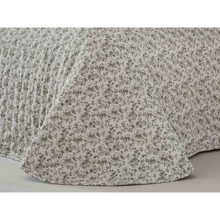 Bouti Edredão reversível Alison Verde Floral 200 g | Revitex