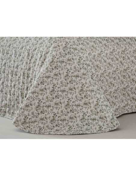 Bouti Edredão reversível Alison Verde Floral 200 g | Revitex