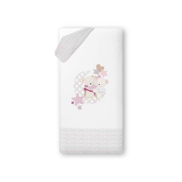Funda Nórdica con Relleno y Protector Pétalos Rosa | Revitex