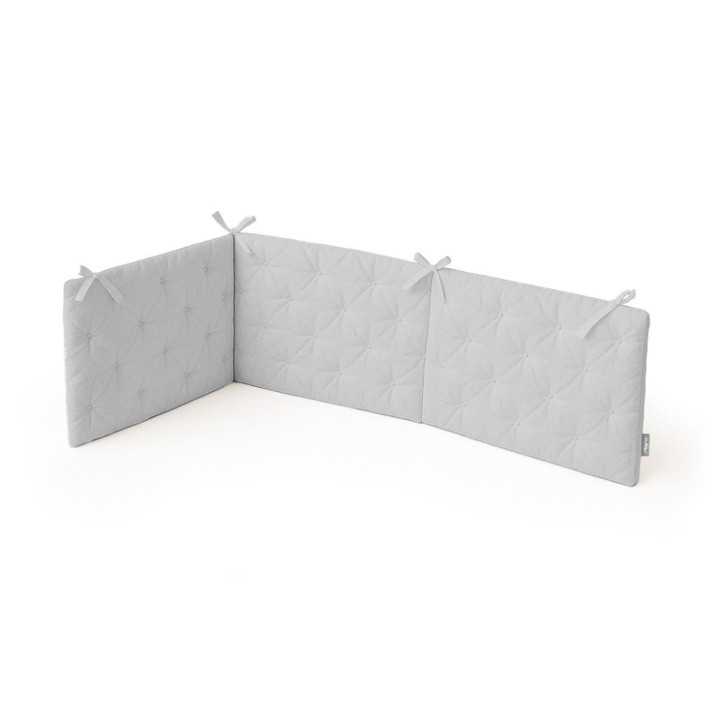 Funda Nórdica con Relleno y Protector Gofrado Gris | Revitex