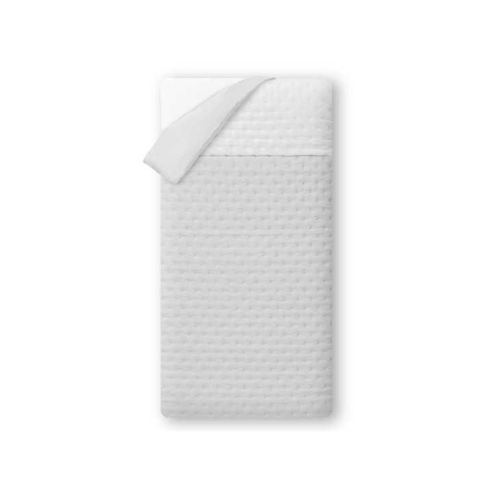 Funda Nórdica con Relleno y Protector Gofrado Gris | Revitex