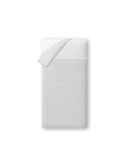Funda Nórdica con Relleno y Protector Gofrado Gris | Revitex