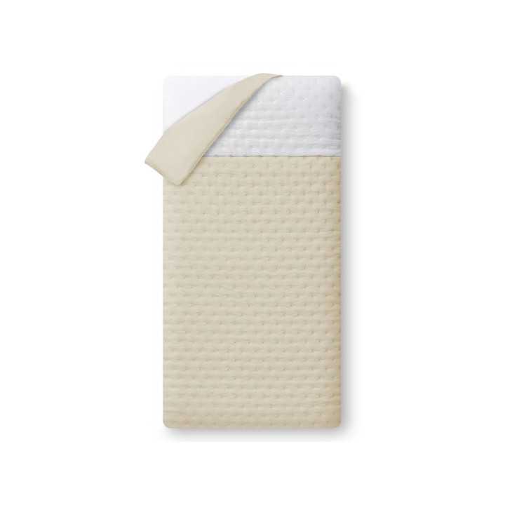 Funda Nórdica con Relleno y Protector Gofrado Beige | Revitex