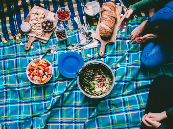 Mantel de picnic