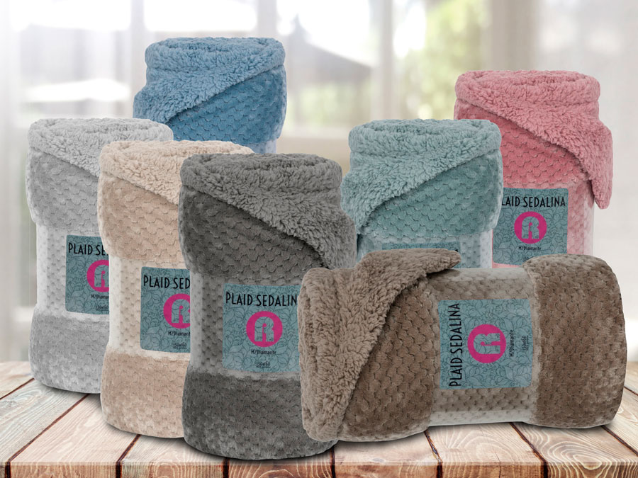 Mantas sedalina y borreguito Revitex